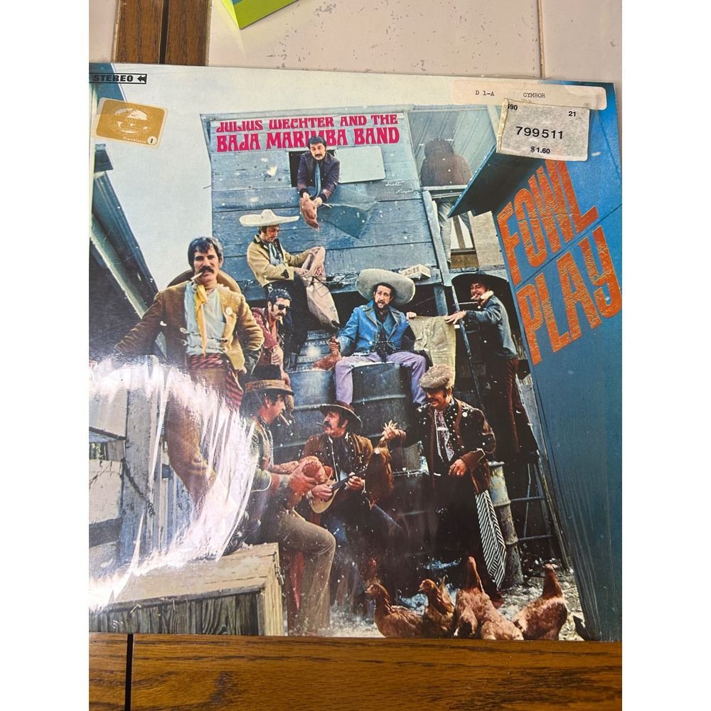 Julius Wechter and the Baja Marimba Band Fowl Play Vinyl Record Album LP‎